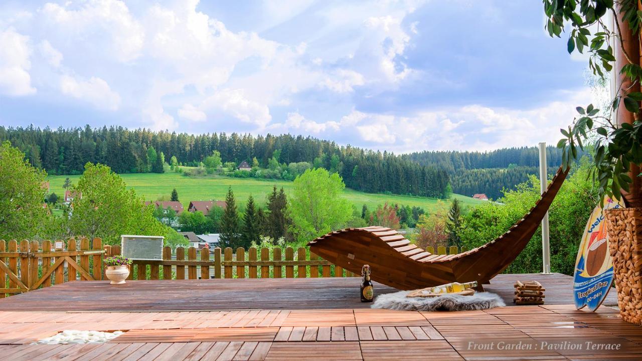Entire House In Schwarzwald With Mountain View, Private Sauna, Gym, Garden And Terraces Unterkirnach ภายนอก รูปภาพ