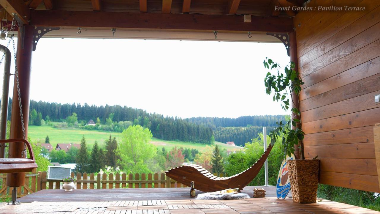 Entire House In Schwarzwald With Mountain View, Private Sauna, Gym, Garden And Terraces Unterkirnach ภายนอก รูปภาพ