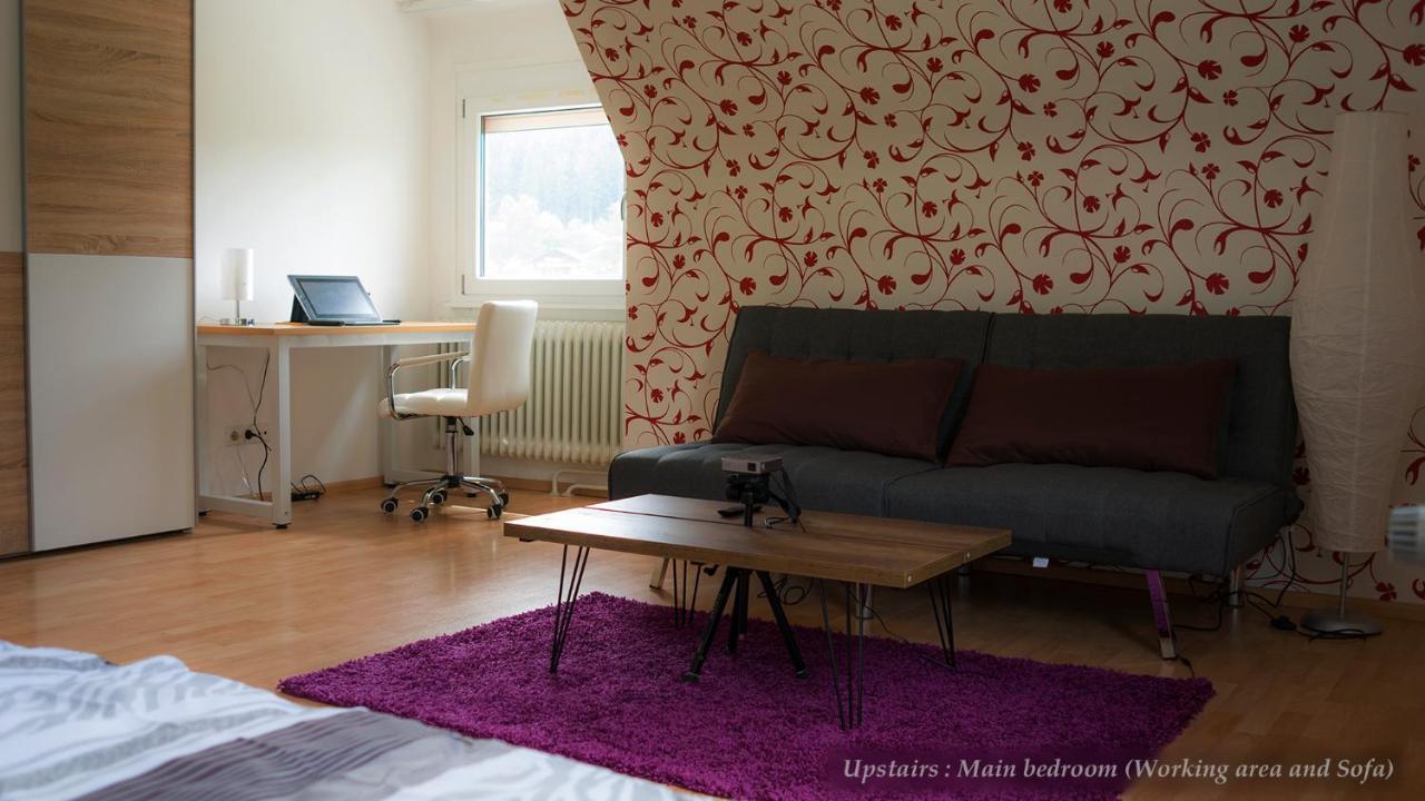 Entire House In Schwarzwald With Mountain View, Private Sauna, Gym, Garden And Terraces Unterkirnach ภายนอก รูปภาพ